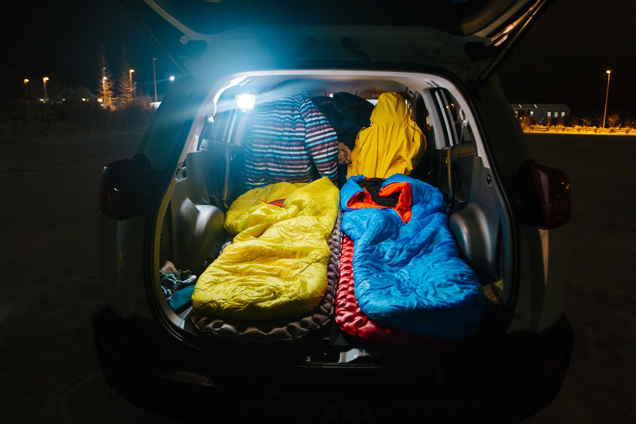 Iceland winter road trip - Car camping in a 4x4 Toyota Rav 4 - by Conscious by Chloé