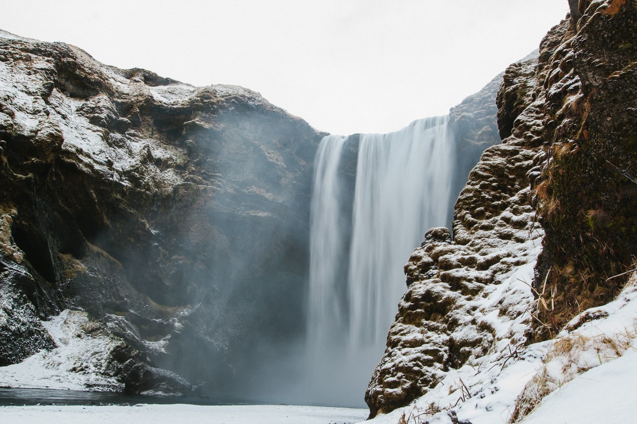 Iceland winter road trip - Skógafoss - by Conscious by Chloé