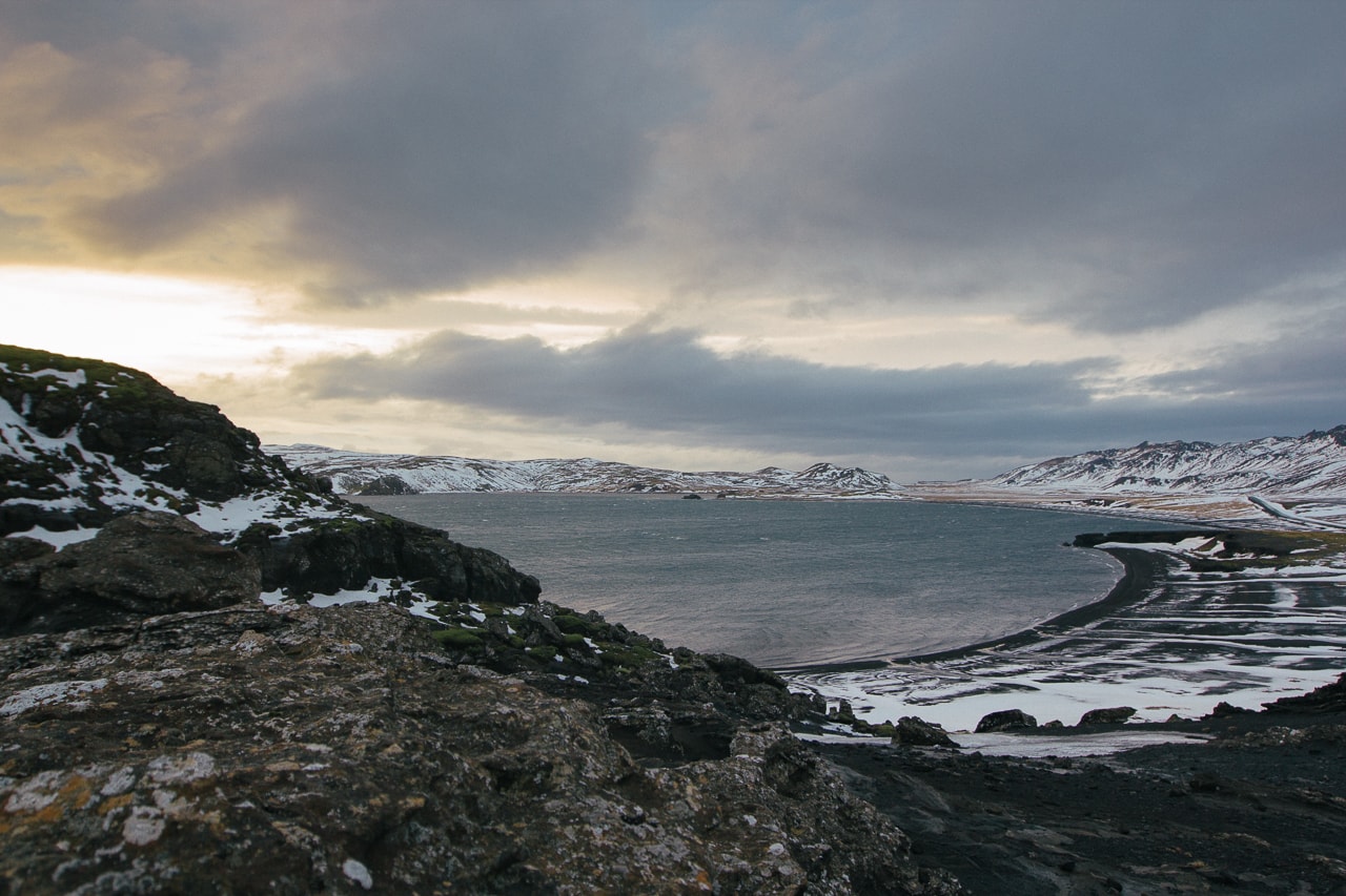 Iceland winter road trip - Kleifarvatn River - by Conscious by Chloé